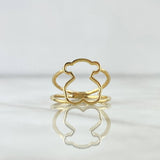 Anillo Silueta Oso TS 2.55gr / T5 3/4 / Oro Amarillo 18K