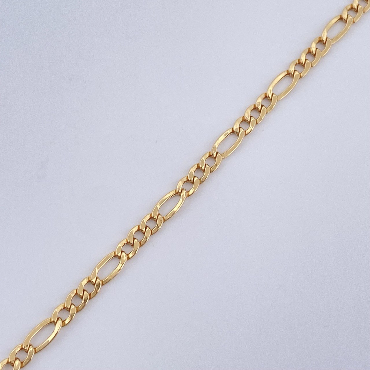 Pulso Figaro 1.4gr / 19.2cm / Oro Amarillo +1 18K &