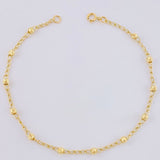 Pulso Tipo Militar Diamantado 1.5 g / 18.5 cm / 3 mm Oro Amarillo 18K
