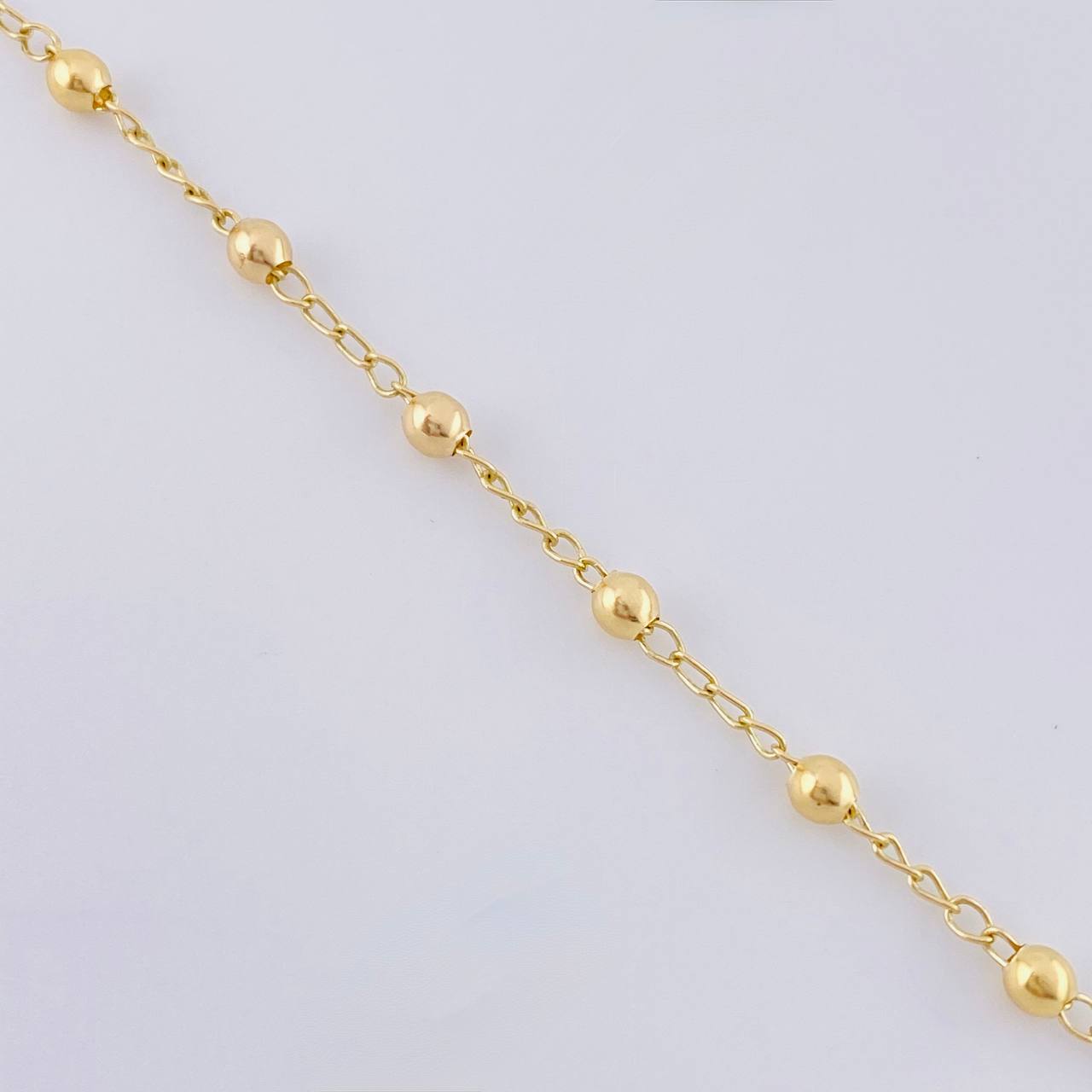 Pulso Tipo Militar Liso 1.75 g / 18 cm / 3 mm Oro Amarillo 18K