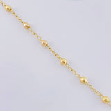 Pulso Tipo Militar Liso 1.75 g / 18 cm / 3 mm Oro Amarillo 18K