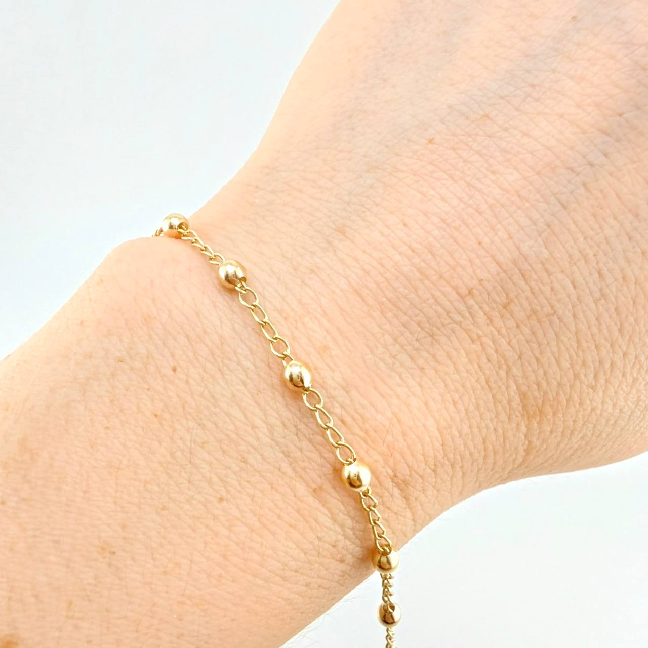 Pulso Tipo Militar Liso 1.75 g / 18 cm / 3 mm Oro Amarillo 18K