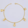 Pulso Espiga Dijes 2.75 g / 18 cm / 1.6 mm Oro Amarillo 18K