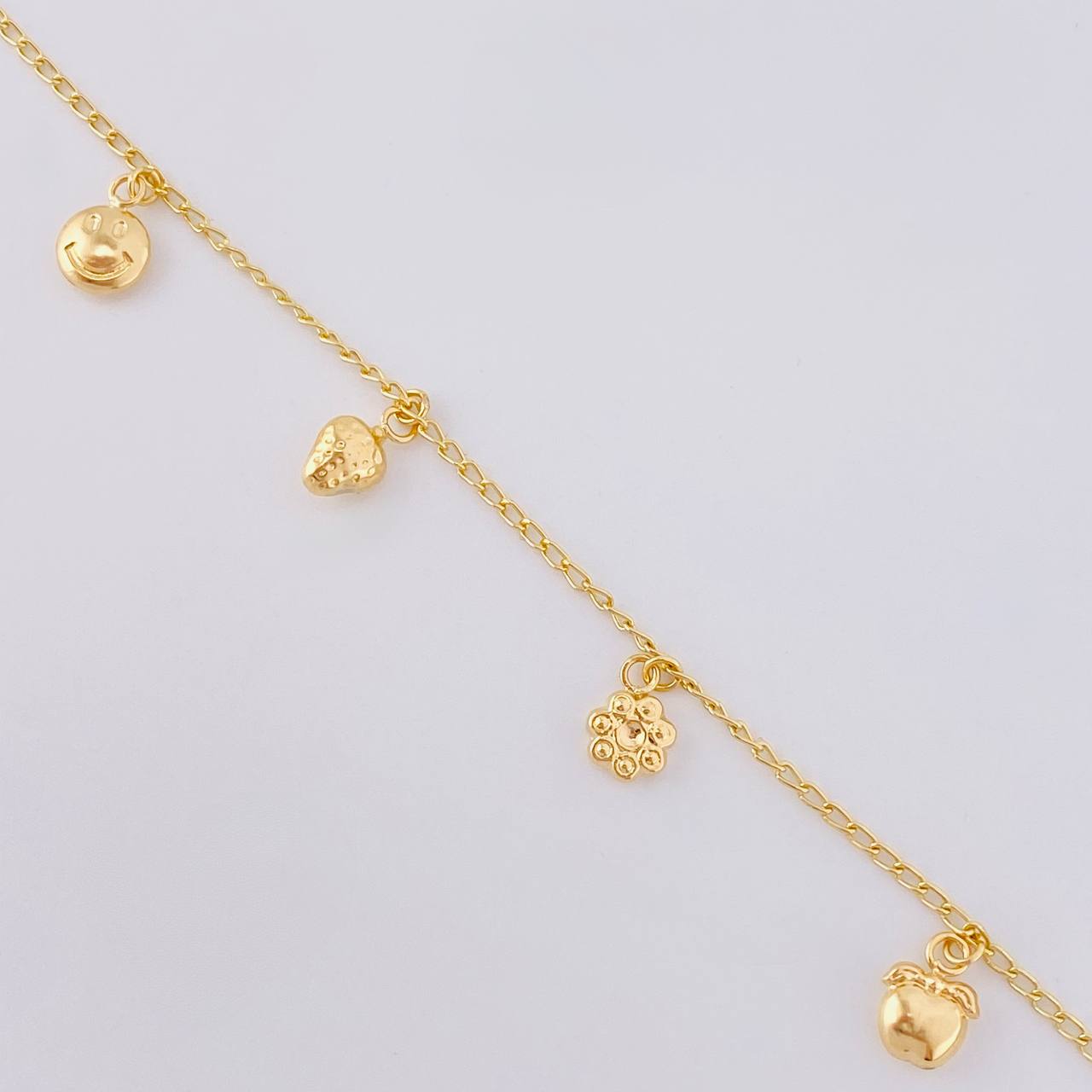 Pulso Espiga Dijes 2.75 g / 18 cm / 1.6 mm Oro Amarillo 18K