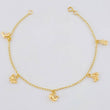 Pulso Espiga Dijes Animales 2.6 g / 19 cm / 1.6 mm Oro Amarillo 18K