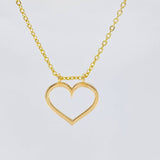 Cadena Aro Seguido Silueta Corazón 3.8 g / 43 cm / 3.65 mm Oro Amarillo 18K
