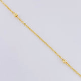 Cadena Aro Seguido Silueta Corazón 3.65g / 45cm / 1.55mm Oro Amarillo 18K