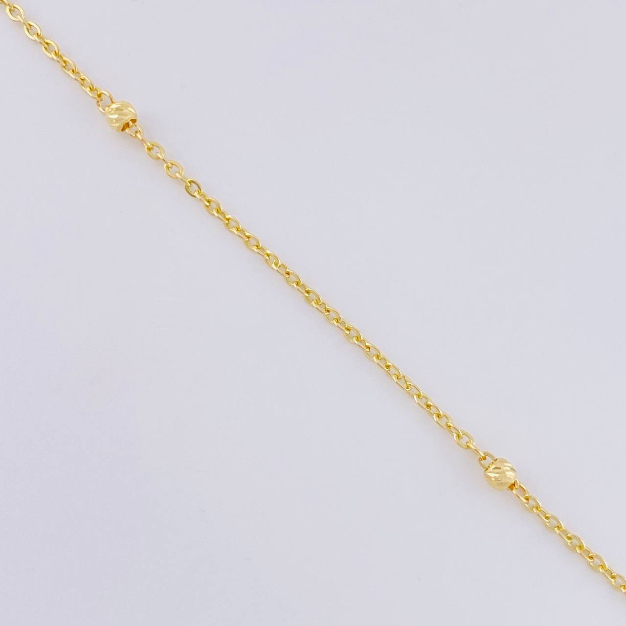 Cadena Aro Seguido Silueta Corazón 3.8g / 45cm / 1.6mm Oro Amarillo 18K