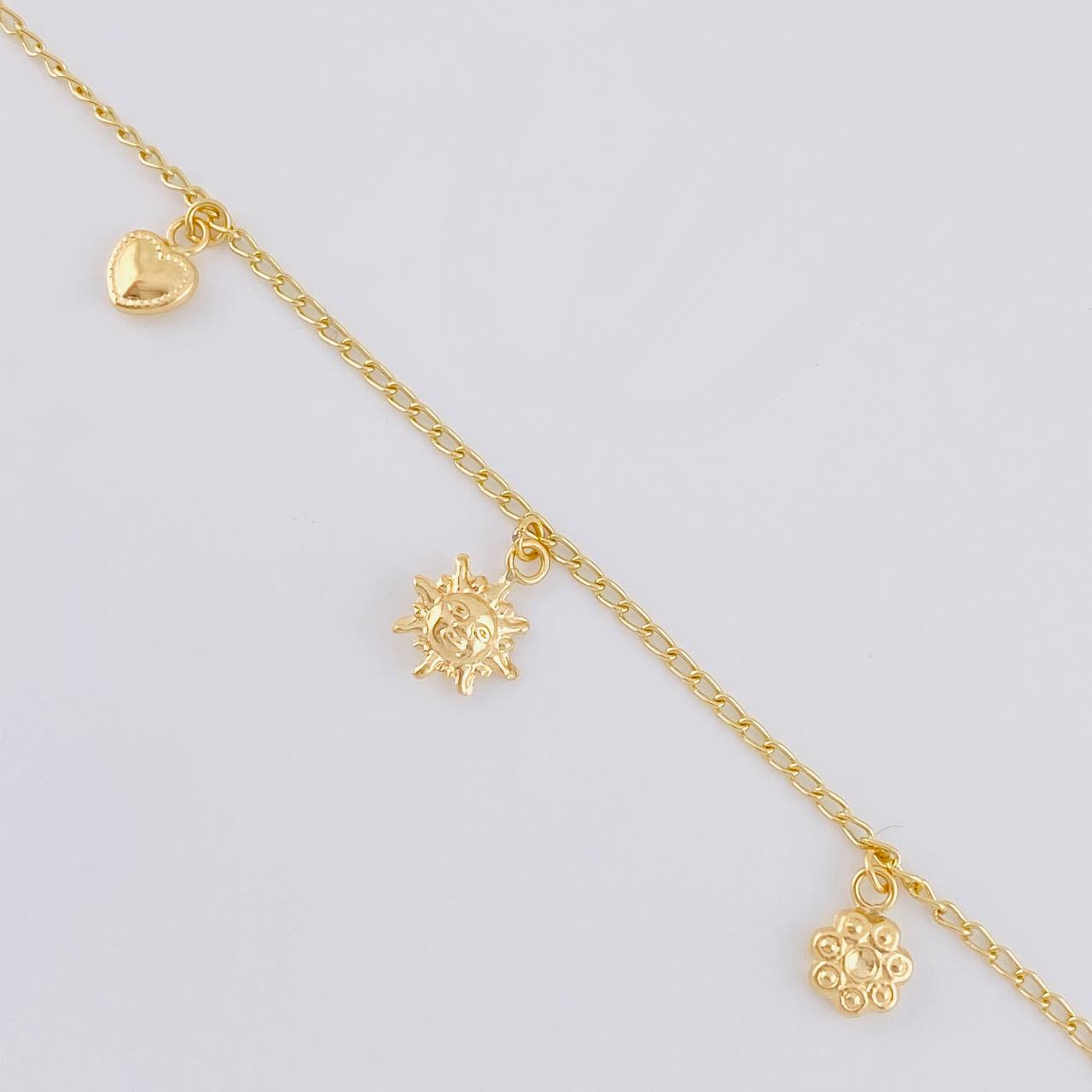 Pulso Espiga Dijes 2.75 g / 19 cm / 1.6 mm Oro Amarillo 18K