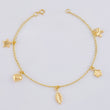 Pulso Espiga Dijes 2.6 g / 18 cm / 1.6 mm Oro Amarillo 18K