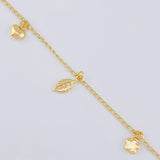 Pulso Espiga Dijes 2.6 g / 18 cm / 1.6 mm Oro Amarillo 18K