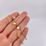 Pulso Espiga Dijes 2.6 g / 18 cm / 1.6 mm Oro Amarillo 18K
