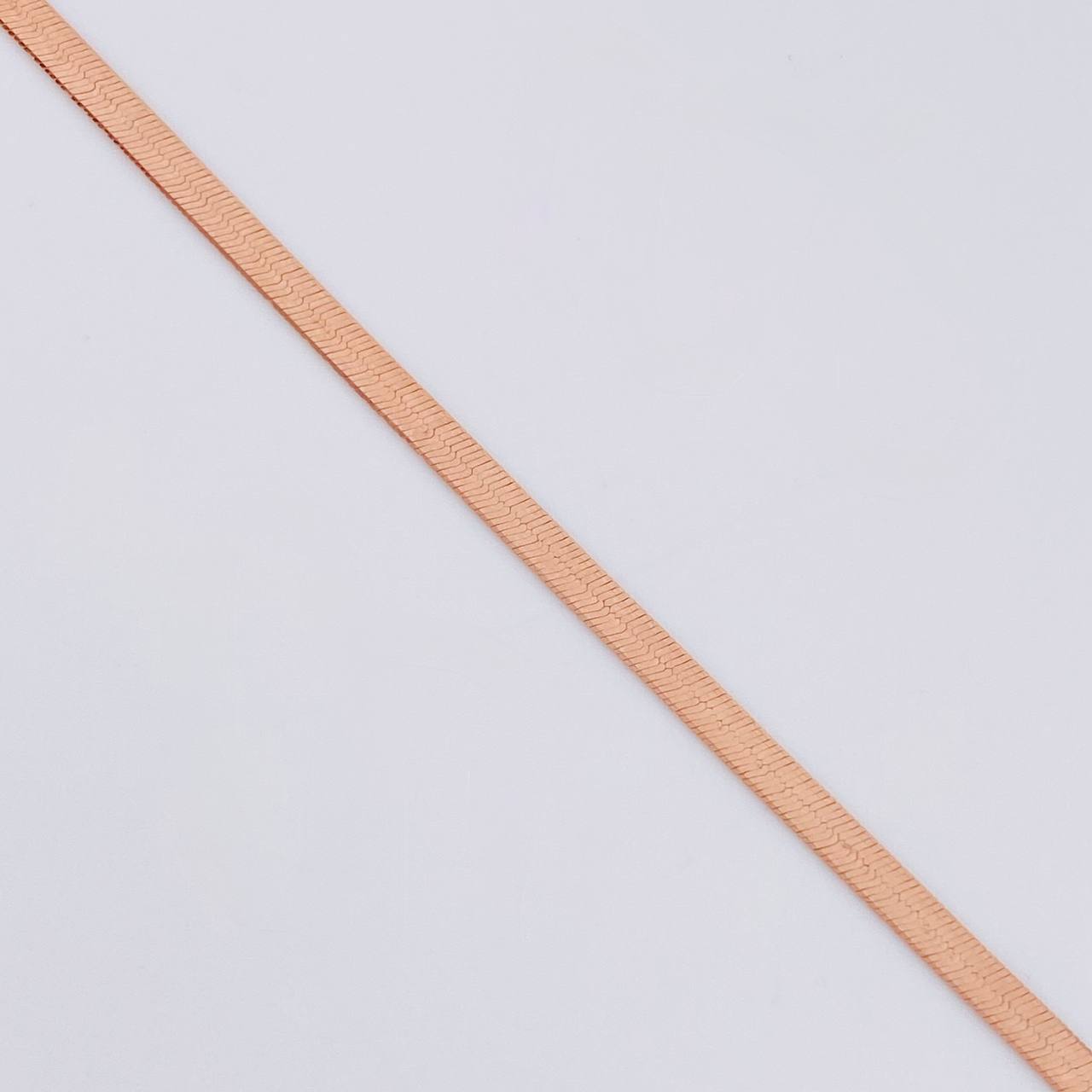 Cadena Espejo 3.15 g / 45.2 cm / 2 mm Oro Rosa 18K
