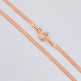 Cadena Espejo 3.45 g / 45.2 cm / 2 mm Oro Rosa 18K