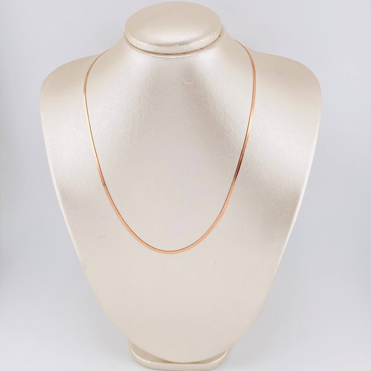 Cadena Espejo 3.15 g / 45.2 cm / 2 mm Oro Rosa 18K
