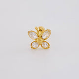 Piercing Mariposa 0.4 g / 1.2 cm Oro Amarillo 18K