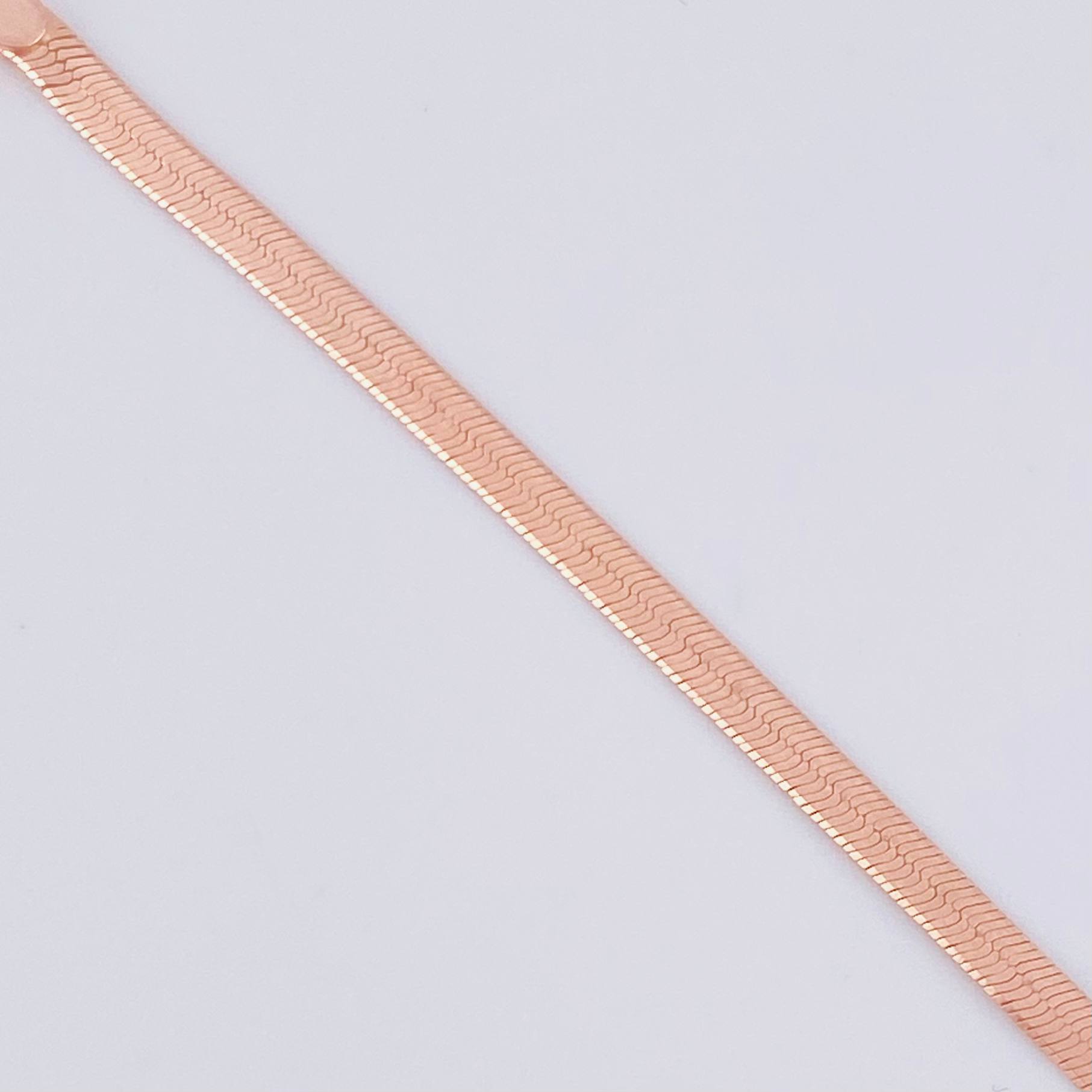 Cadena Espejo 3.5 g / 45.2 cm / 2 mm Oro Rosa 18K (Oferta)