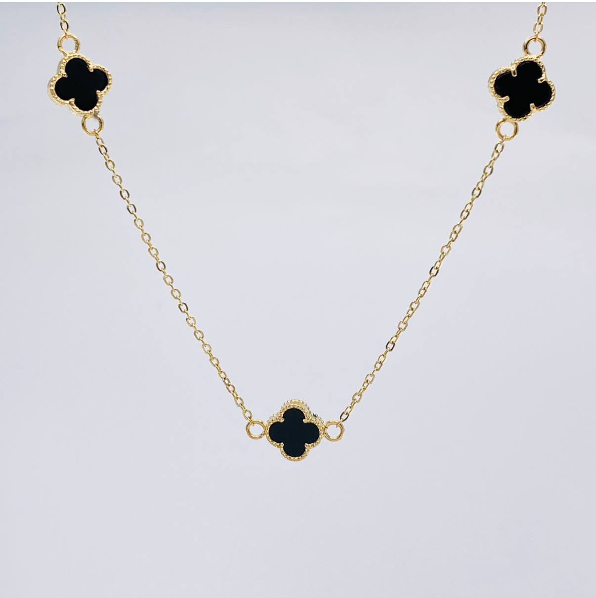 Cadena Aro Seguido Trebol 4.95 g / 50.3 cm / 1.3 mm Oro Amarillo 18K
