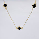 Cadena Aro Seguido Trebol 5.85 g / 50.6 cm / 1.5 mm Oro Amarillo 18K