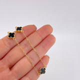 Cadena Aro Seguido Trebol 5.85 g / 50.6 cm / 1.5 mm Oro Amarillo 18K