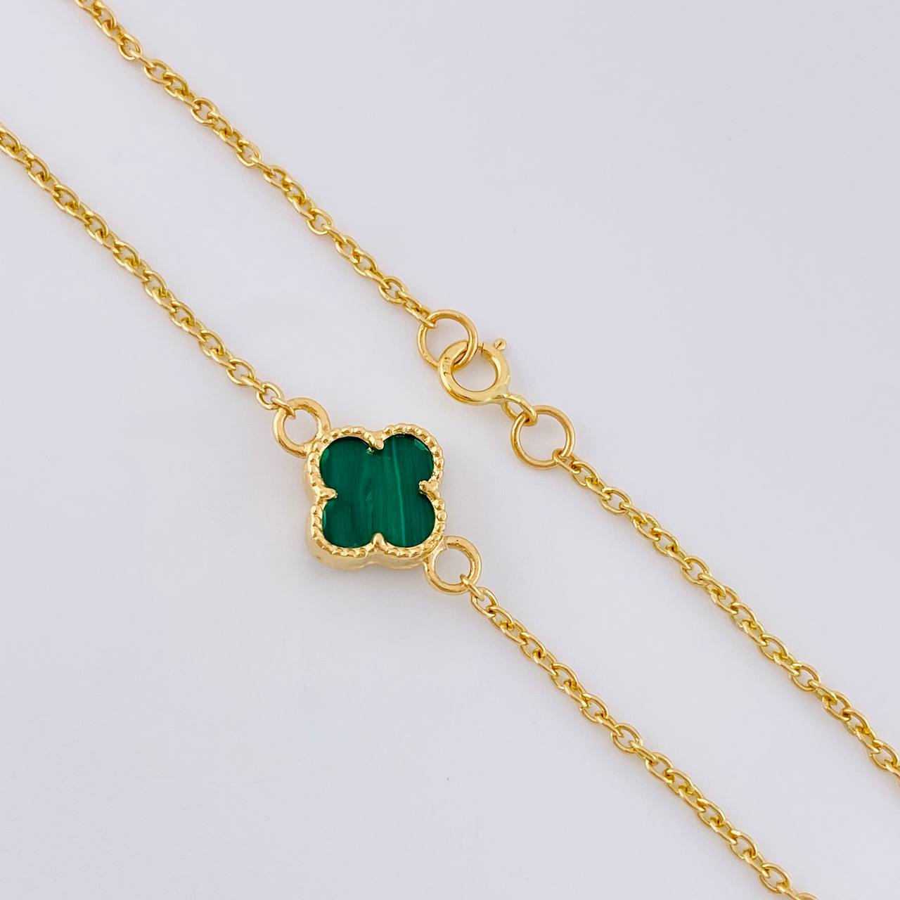Cadena Aro Seguido Trebol 5.8 g / 50.3 cm / 1.5 mm Oro Amarillo 18K