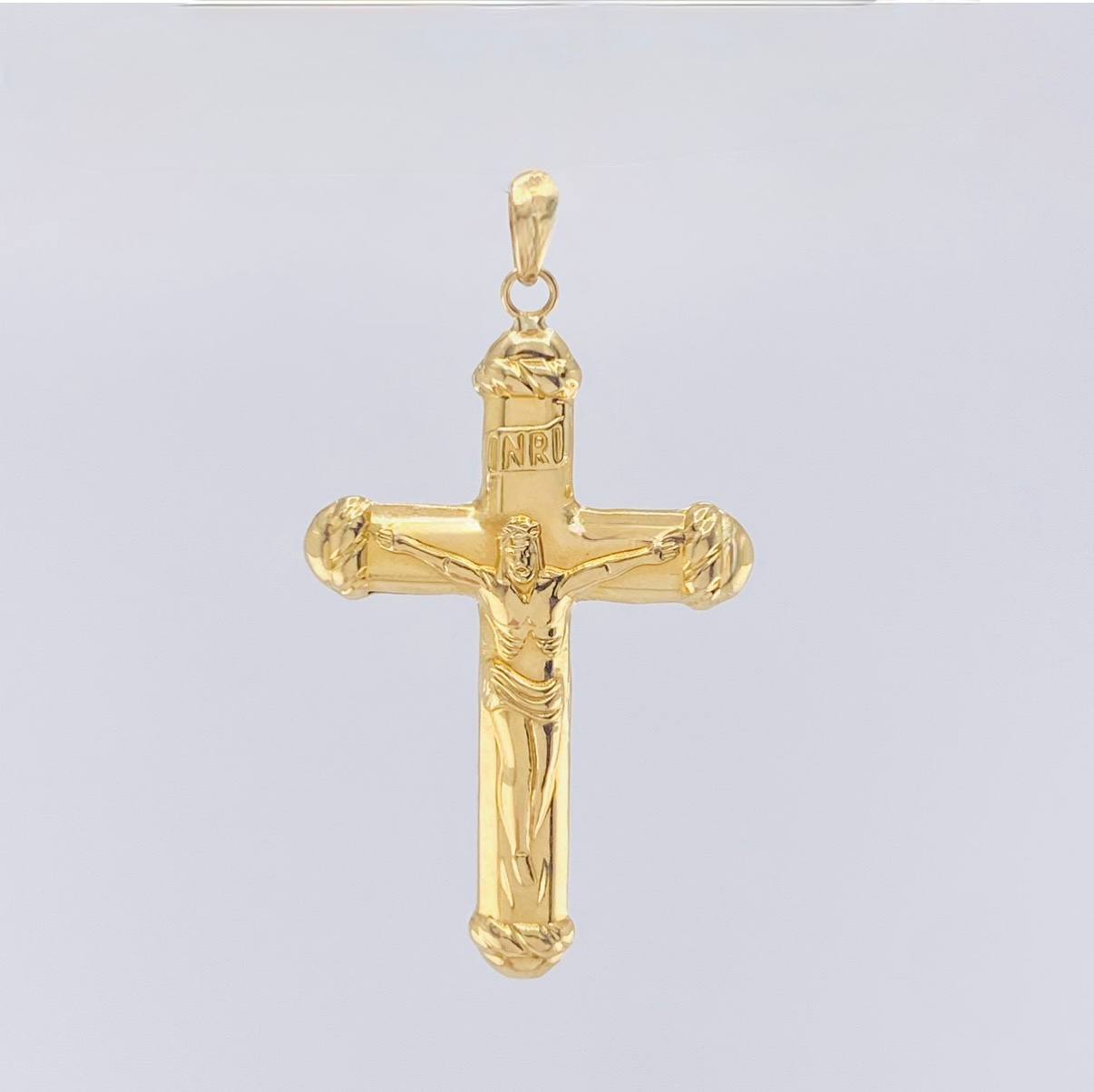 Dije Cruz Cristo 3.1 g / 5.4 cm Oro Amarillo 18K