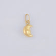Dije Media Luna 0.2 g / 1.4 cm Oro Amarillo 18K