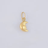 Dije Media Luna 0.2 g / 1.4 cm Oro Amarillo 18K
