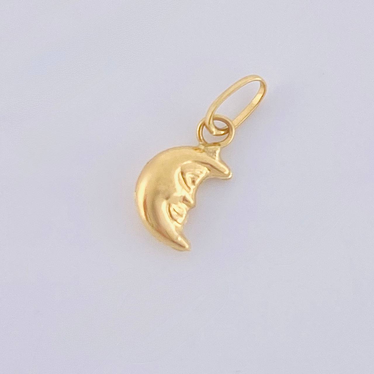 Dije Media Luna 0.2 g / 1.4 cm Oro Amarillo 18K