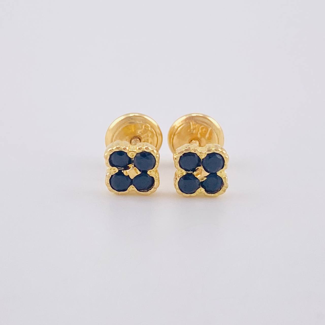 Topos Trebol 1 g / 5.1 mm Oro Amarillo 18K