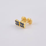 Topos Trebol 1 g / 5.1 mm Oro Amarillo 18K