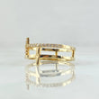 Anillo Cruz Doble 2.65gr / T6 1/4 / Oro 18K ©