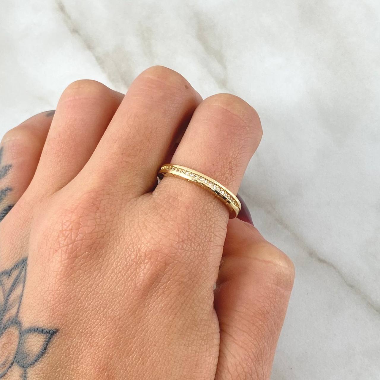 Anillo Rustico 3.75gr / T7 3/4 / Oro 18K