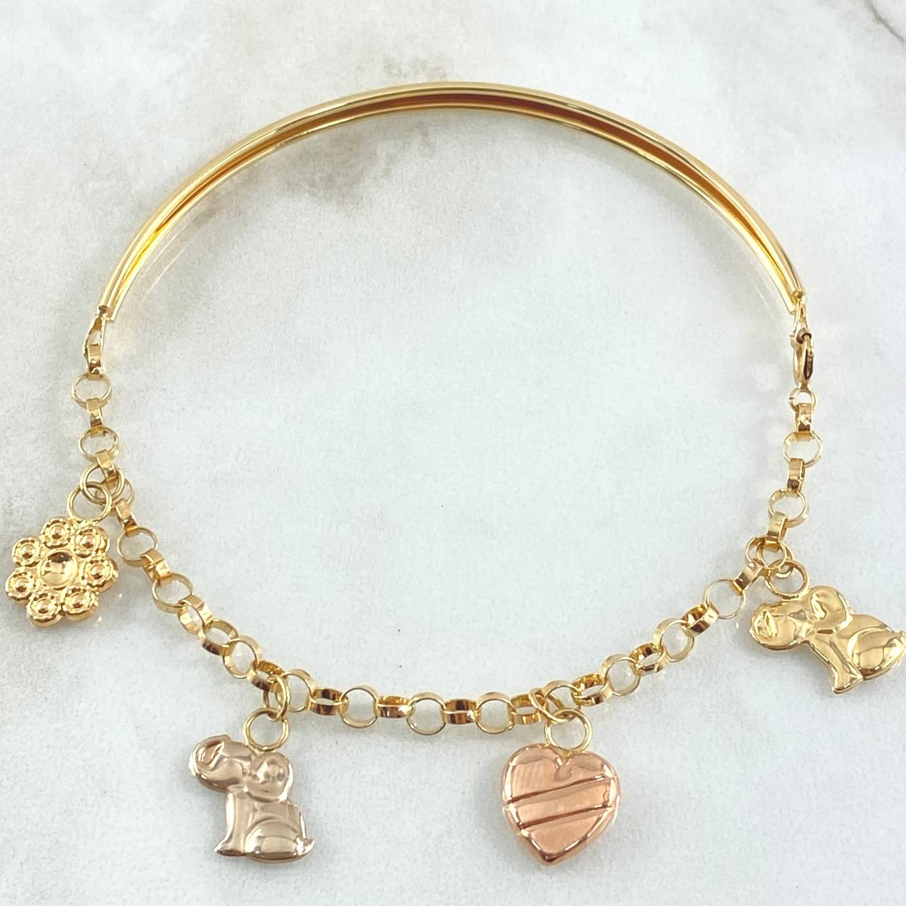 Pulso Charms 5.4gr / 19cm / Oro 18K ©