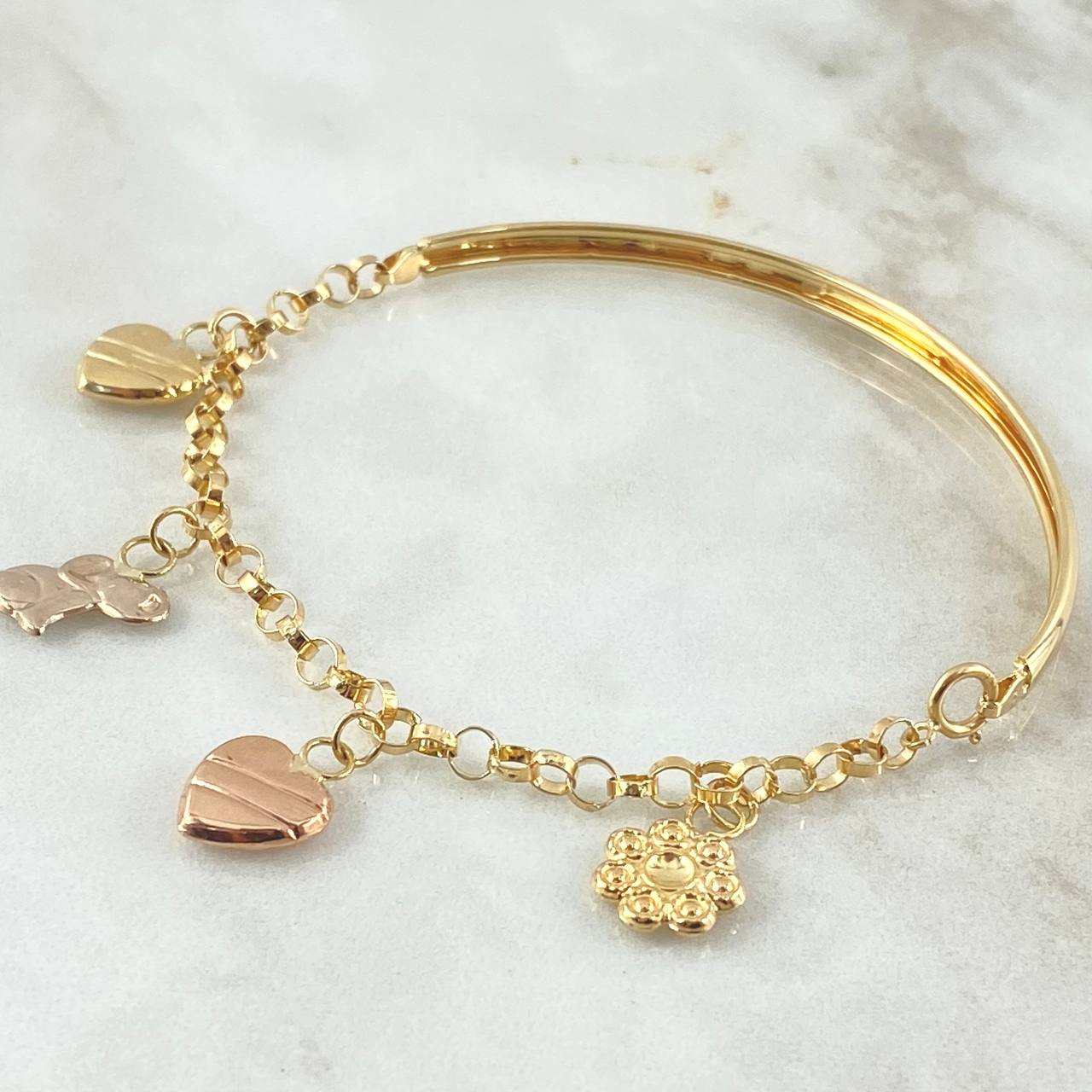 Pulso Charms 5.8gr / 19cm / Oro 18K ©