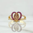 Anillo Corazon Virgen Milagrosa 3.25gr / T7 1/4 / Oro 18K ©