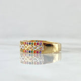 Anillo Infinito Doble Carril 2.9gr / T6 1/4 / Oro 18K ©