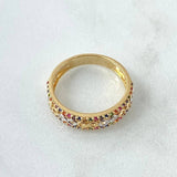 Anillo Infinito Doble Carril 2.9gr / T6 1/4 / Oro 18K ©