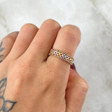 Anillo Infinito Doble Carril 2.9gr / T6 1/4 / Oro 18K ©