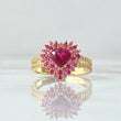 Anillo Corazon Tupido 3.8gr / T6 1/4 / Oro 18K ©