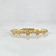 Anillo Carril De Flores 1.25gr / T6 3/4 / Oro 18K *