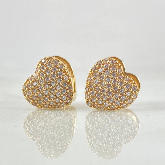 Candongas Corazon 4.55gr / 1cm / Oro 18K ©