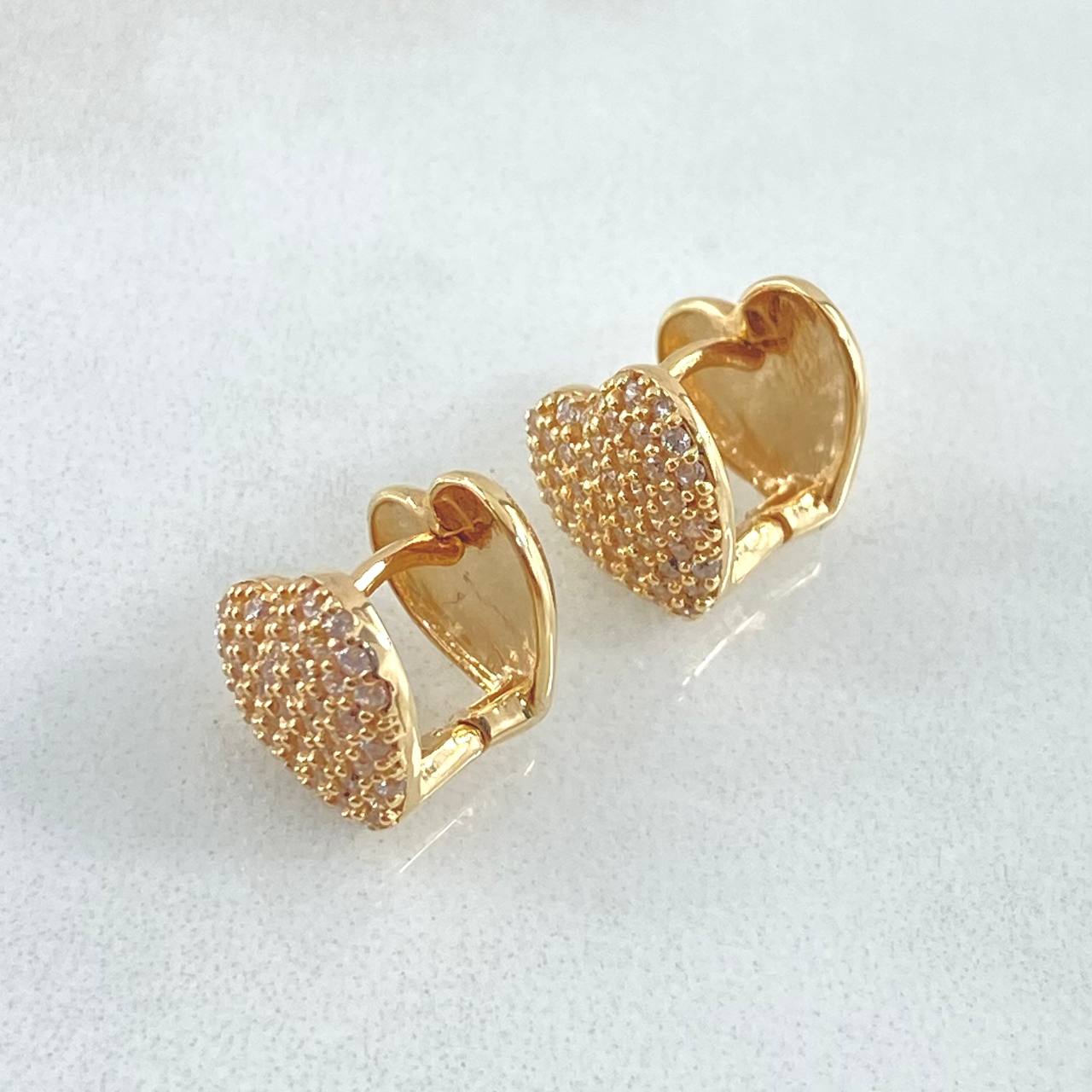 Candongas Corazon 4.55gr / 1cm / Oro 18K ©