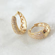 Candongas Dali Basteada 2.4gr / 1.5cm / Oro 18K