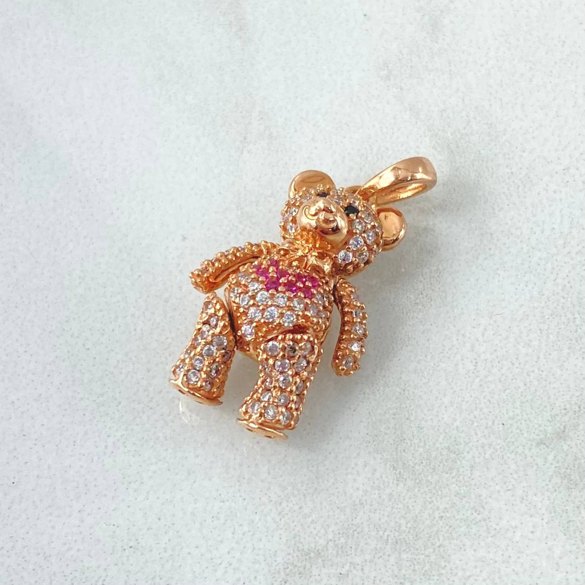 Dije Oso Articulado 4.1gr / 2.5cm / Oro 18K ©