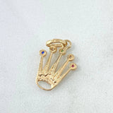 Dije Corona 0.8gr / 2cm / Oro 18K ©