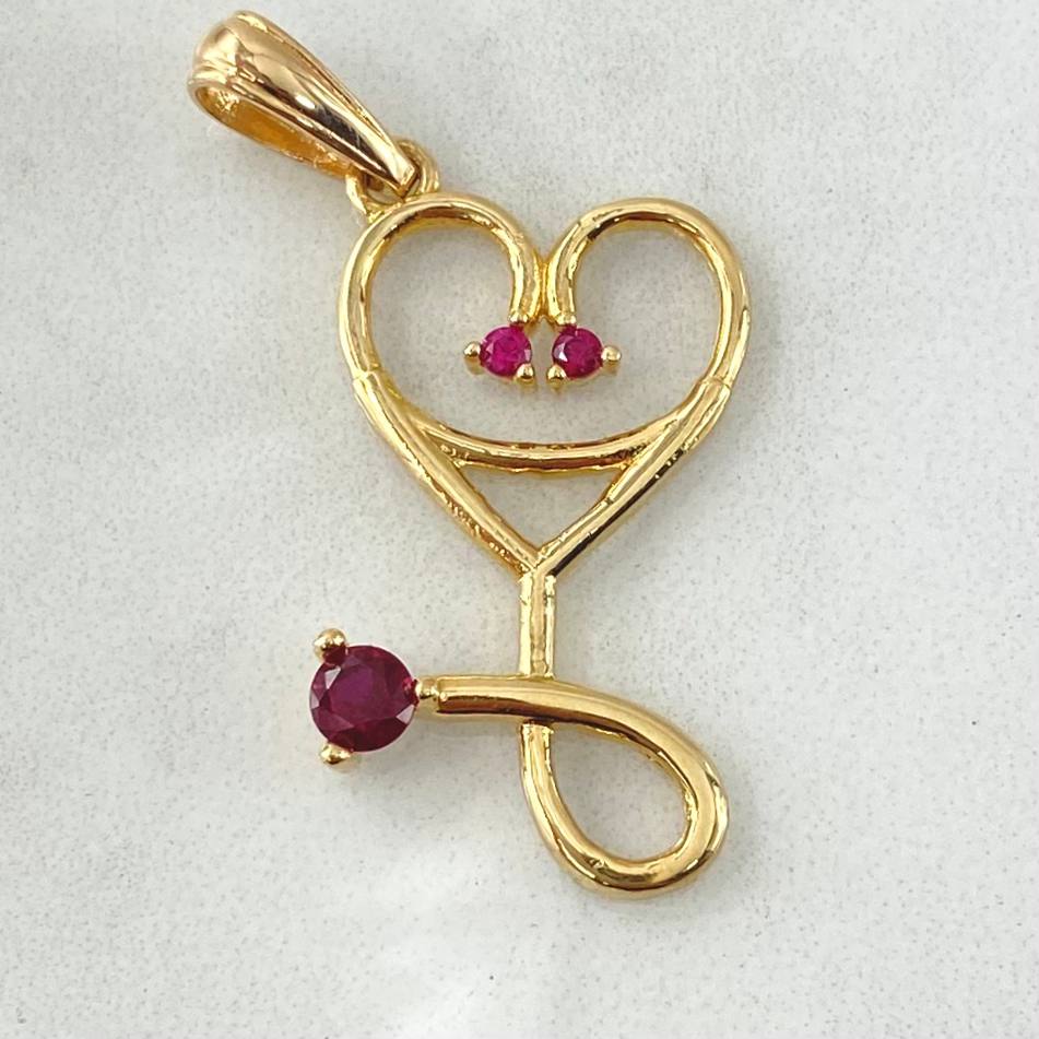 Dije Estetoscopio 2.8gr / 4cm / Oro 18K ©
