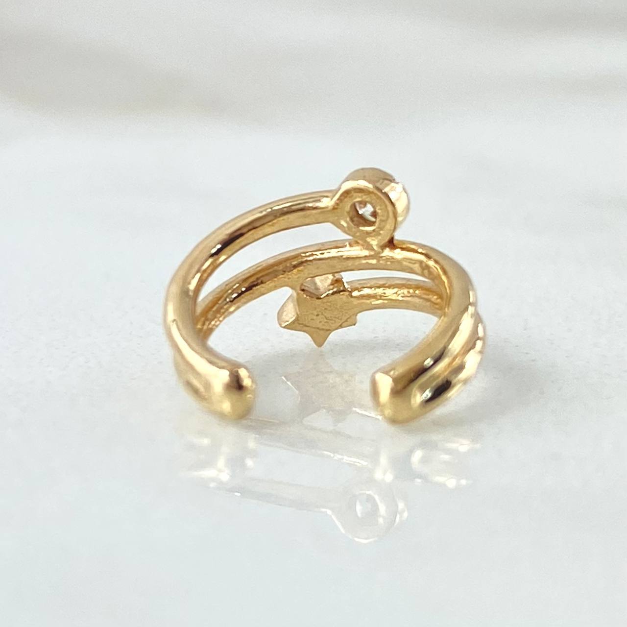 Piercing Earcuff Estrella 1gr / 1cm / Oro 18K ©