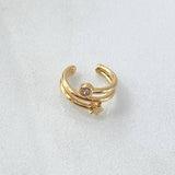 Piercing Earcuff Estrella 1gr / 1cm / Oro 18K ©