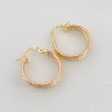 Candongas Grecia 1.7 g / 2 cm Tres Oros 18K
